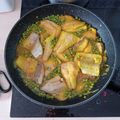 El cooksnap de Jesus Esteban cuando hizo Merluza con guisantes en amarillo 🐟.