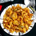 Priya vishnu Varshney का कुकस्नैप जब उन्होंने रेड सॉस पास्ता (red sauce recipe in Hindi) बनाया था।