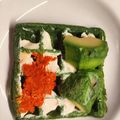 El cooksnap de Mireia cuando hizo Gofres de espinacas con solo 3 ingredientes.