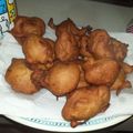 El cooksnap de Carter's Oshkosh cuando hizo Buñuelos de Banana.