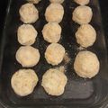 El cooksnap de Marcio Bass cuando hizo Bombas de papa rellenas de queso.
