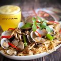 Amy’s Kitchen 的 🥢 三杯蛤蜊炒麵 cooksnap