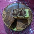 Cooksnap dari Pawon Lestarie untuk resep Ogura Cake Zebra with Coconut Milk