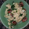 nathancooper8's cooksnap of when they made Spinach and Sausage Pasta.