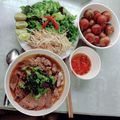 Cooksnap của Lê Polly khi họ làm theo món Bún bò Huế