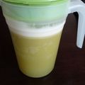 El cooksnap de rachy cuando hizo Agua de hierbabuena y piña.