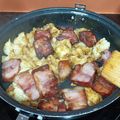 El cooksnap de Almudena Collado cuando hizo Patatas revolconas con torreznos en airfryer.