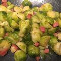 il M@ri@ quando ha preparato Cavoletti di Bruxelles in padella
