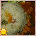 Ghazala Israr's cooksnap of when they made Shashlik with Chinese fried rice.