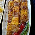 کوک اسنپ بانوی کرمانشاهی بعد از امتحان کردن کباب تابه ای دو رنگ.