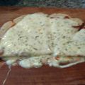 El cooksnap de bel martino cuando hizo Pizza con masa de pollo🍕🍕🍕 sin harinas.