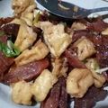 Cooksnap dari Brigitta Ida Chrisna untuk resep stir fried tofu with chinese sausage and leek