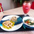 El cooksnap de Angelo Leonelli cuando hizo Tartar de mango y pollo.