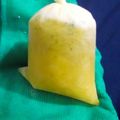 El cooksnap de Mau cuando hizo Hielitos de mango.