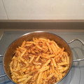 El cooksnap de Angeles Delgado cuando hizo Macarrones con carne.