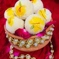 Vandana Mathur का कुकस्नैप जब उन्होंने झटपट सूजी मलाई लड्डू (Jhatpat suji malai laddu recipe in hindi) बनाया था।