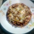 B. A.'s cooksnap of when they made Sausage(Smokies pizza).