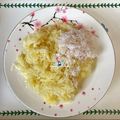 Cooksnap Cempaka Putih semasa beliau membuat Ubi Tonyoh.