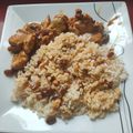 El cooksnap de María Belén Juan cuando hizo Pollo al vermut con pasas.