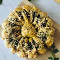 Cooksnap dari RatihAng untuk resep Sun Flower pizza