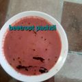 Rita Mehta ( Executive chef ) का कुकस्नैप जब उन्होंने केरला स्टाइल बीटरूट पछड़ी बनाया था।