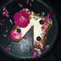  குக்கிங் பையர்'s cooksnap of when they made வால்நட் ரோஸ் சீஸ் கேக் (Walnut rose cheese cake recipe in tamil).