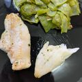 El cooksnap de astrid badia cuando hizo Merluza a la plancha con ajo y perejil.