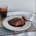 El cooksnap de poramoralhambre cuando hizo Flan de chocolate y claras FIT.