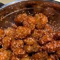 Anikó Benczúr Cooksnap-ja, amikor elkészítette a(z) Kínai szezámos-mézes csirke falatok Ori módra receptet.