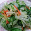 麗麗 的 【Tue 舒活美食操】清炒薑絲小白菜 cooksnap