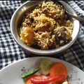 Runu Chowdhury's cooksnap of when they made খাসির মাংস দিয়ে কালা ভুনা ও ভুনা খিচুরি.