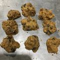 Cooksnap Adam Kamal semasa beliau membuat Biskut cornflakes choco chips 🇺🇸.