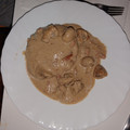 El cooksnap de Ari Rodriguez cuando hizo Hamburguesas guisadas en salsa de champiñones.