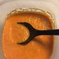 El cooksnap de jenny j cuando hizo Salsa taquera (la famosa de color naranja, es dulce y picosa).