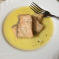 El cooksnap de José Lorenzo cuando hizo Salmón a la naranja.