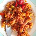 El cooksnap de Chelsea Santos cuando hizo Macarrones con verduras y atún.