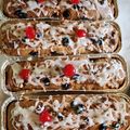 El cooksnap de Amelia Barboza cuando hizo Budín Ingles Navideño.