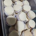 El cooksnap de Erica Mena cuando hizo Alfajores de maicena nori.