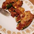 Chef Mommy Nessa's cooksnap of when they made Zucchini Boats 🚣‍♀️.