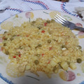 El cooksnap de David Barrio cuando hizo Arroz con pollo y costillas.