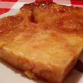 El cooksnap de Karile cuando hizo Budin de pan con flan.