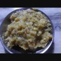 Rakhi Gupta का कुकस्नैप जब उन्होंने आलू का हलवा (aloo ka halwa recipe in Hindi) बनाया था।