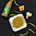 Gurusharan Kaur Bhatia का कुकस्नैप जब उन्होंने ग्रीन चिली सॉस (Green chilli sauce recipe in hindi) बनाया था।