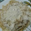 El cooksnap de Ana Maria cuando hizo Salsa de 3 quesos para pasta.