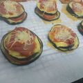 El cooksnap de nicoleta cuando hizo Milhojas de berenjenas, jamón y queso.