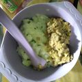 Cooksnap dari Yanti Vio untuk resep 81. Nasi Kuning Semur Hati Ayam | MPASI 10m