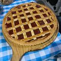 El cooksnap de Ariana Flores cuando hizo Pastafrola.