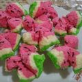 Cooksnap dari intan sutrisna untuk resep Bolu Kukus Semangka (mekar)