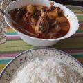 Naima Osman Osman Sultan's cooksnap of when they made Kienyeji chicken stew.