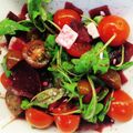 El cooksnap de Marta Pérez cuando hizo Ensalada de temporada con aliño de ceviche.
